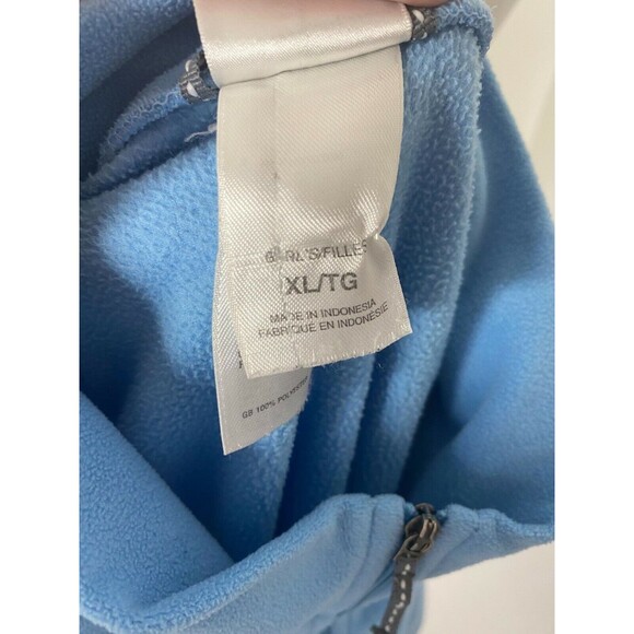 The North Face Girl's Fleece Pullover Blue TKA-100 Series Long Sleeve Size XL - Picture 9 of 9